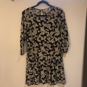 Flower Deep Pocket Dress